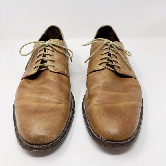 Cole Haan Mens 10.5 Brown Nike Air Williams Derby Round Toe Dress Shoes Lace Up - Picture 5 of 16